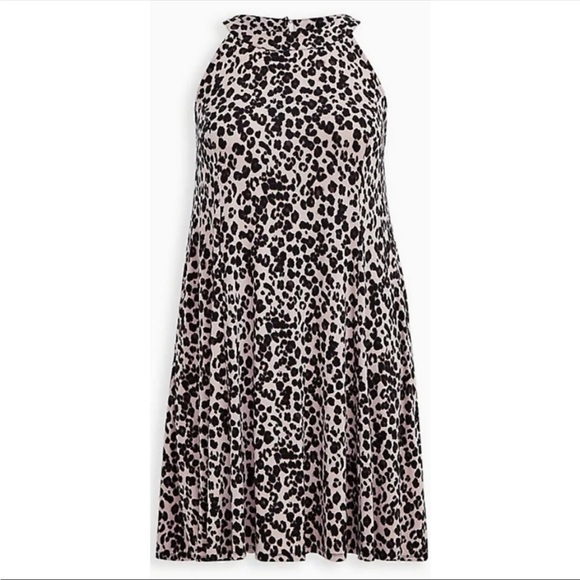 TORRID LEOPARD TRAPEZE DRESS NEW mobwife - Picture 3 of 8